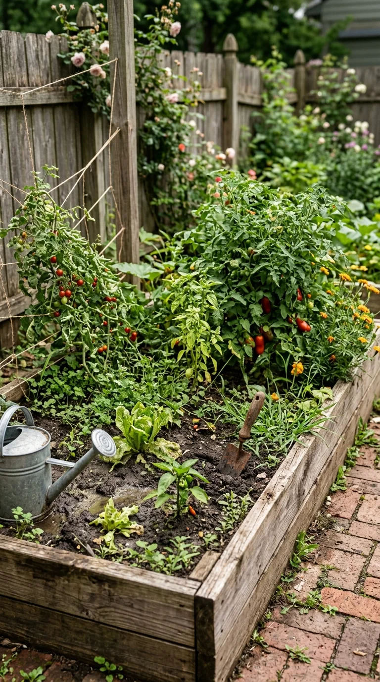 Original Photography: Real-world garden setup