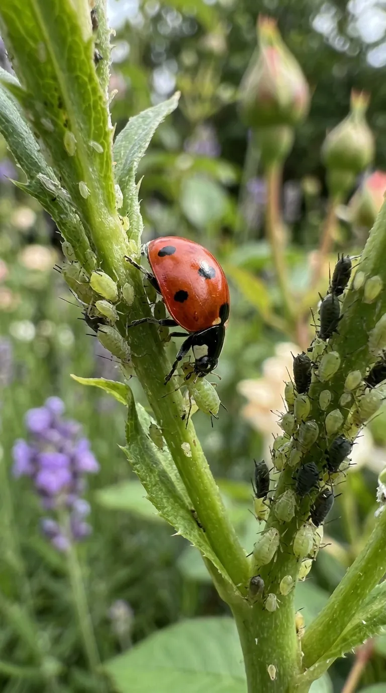 beneficial insects you want to keep detail in home garden