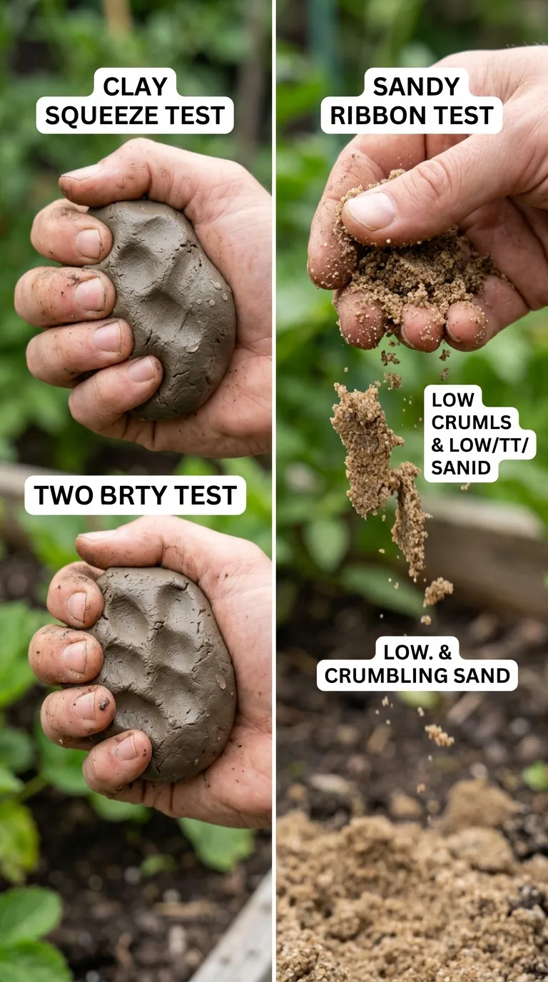 Hands holding ideal vegetable garden loam texture