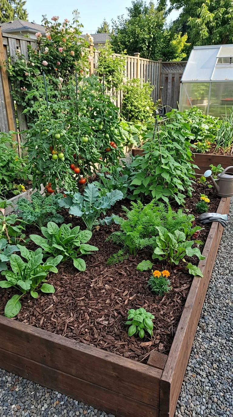 Amending in-ground bed with compost and perlite for loam