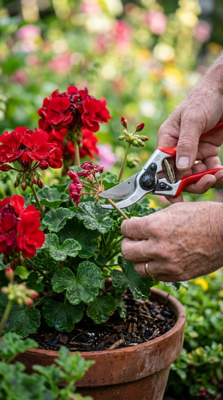 An illustrative troubleshooting, composting, or pruning guide for “how to water container flowers “