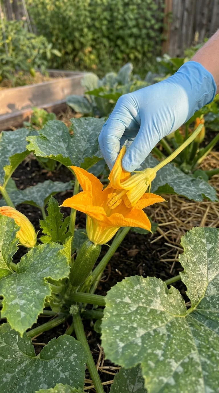 Succession planting of fast vegetables in raised bed
