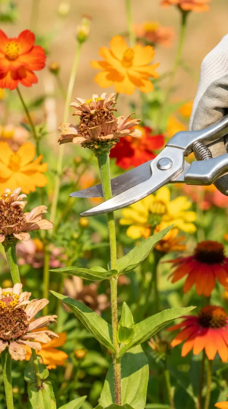An illustrative troubleshooting, composting, or pruning guide for “heat tolerant flowers for full sun”