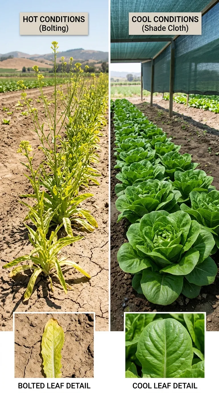 Harvesting crisp lettuce leaves with scissors in the morning
