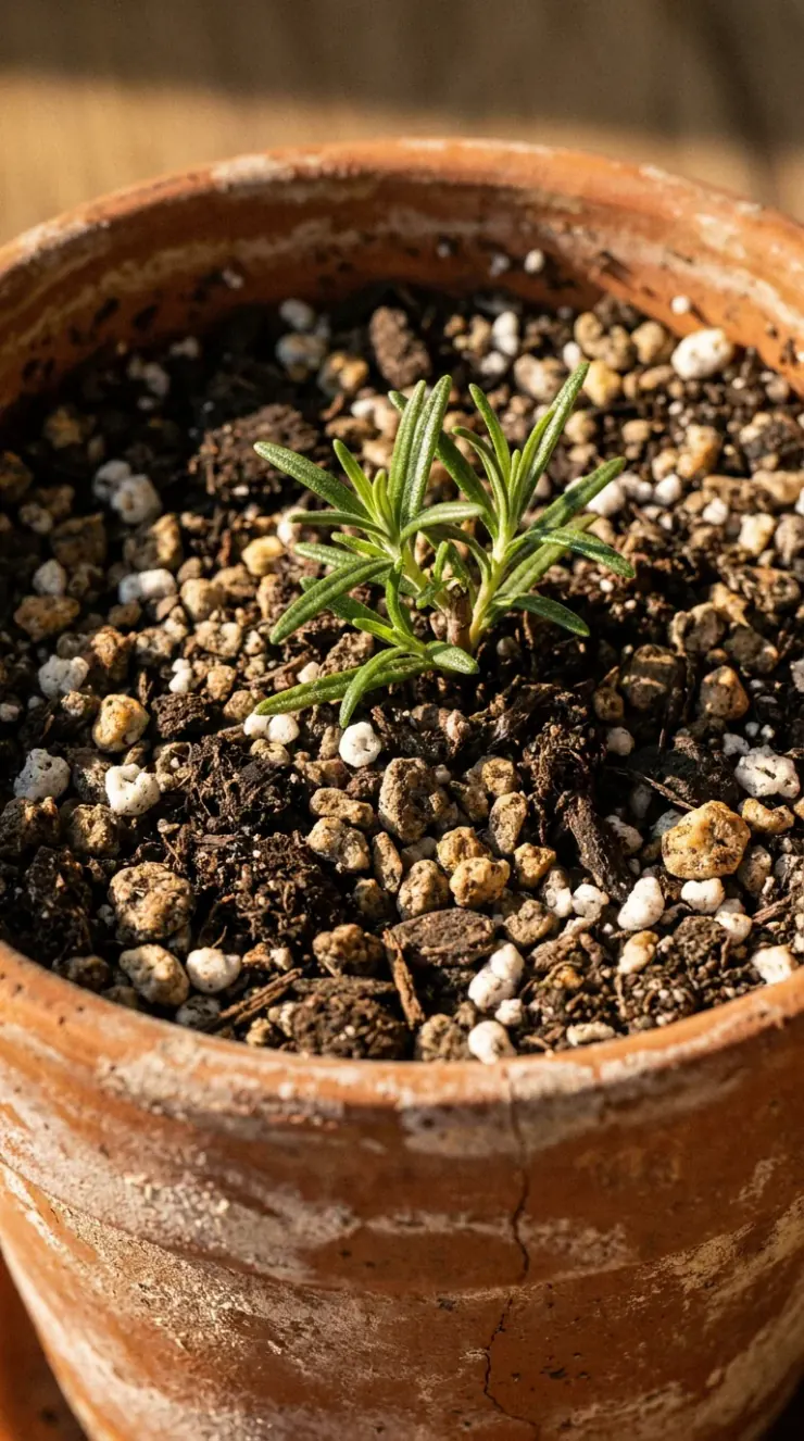 Organic pest protection, companion planting, or outdoor container garden layout for “best soil for rosemary”