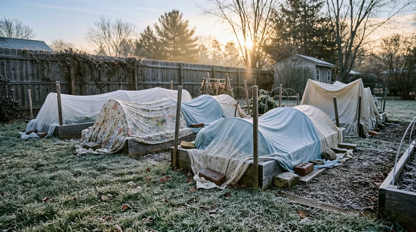 How to protect plants from frost with covers and blankets