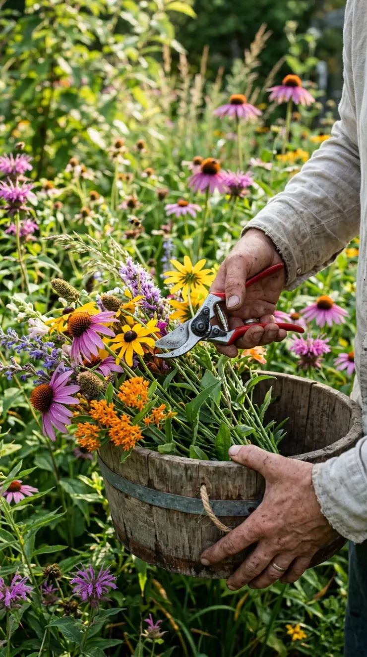 An illustrative troubleshooting, composting, or pruning guide for “native plants for pollinator gardens”
