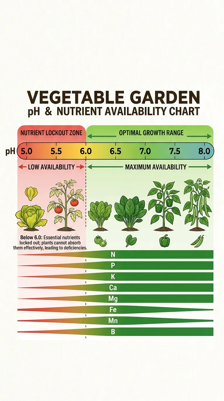 Seasonal pH maintenance calendar and compost buffering effect