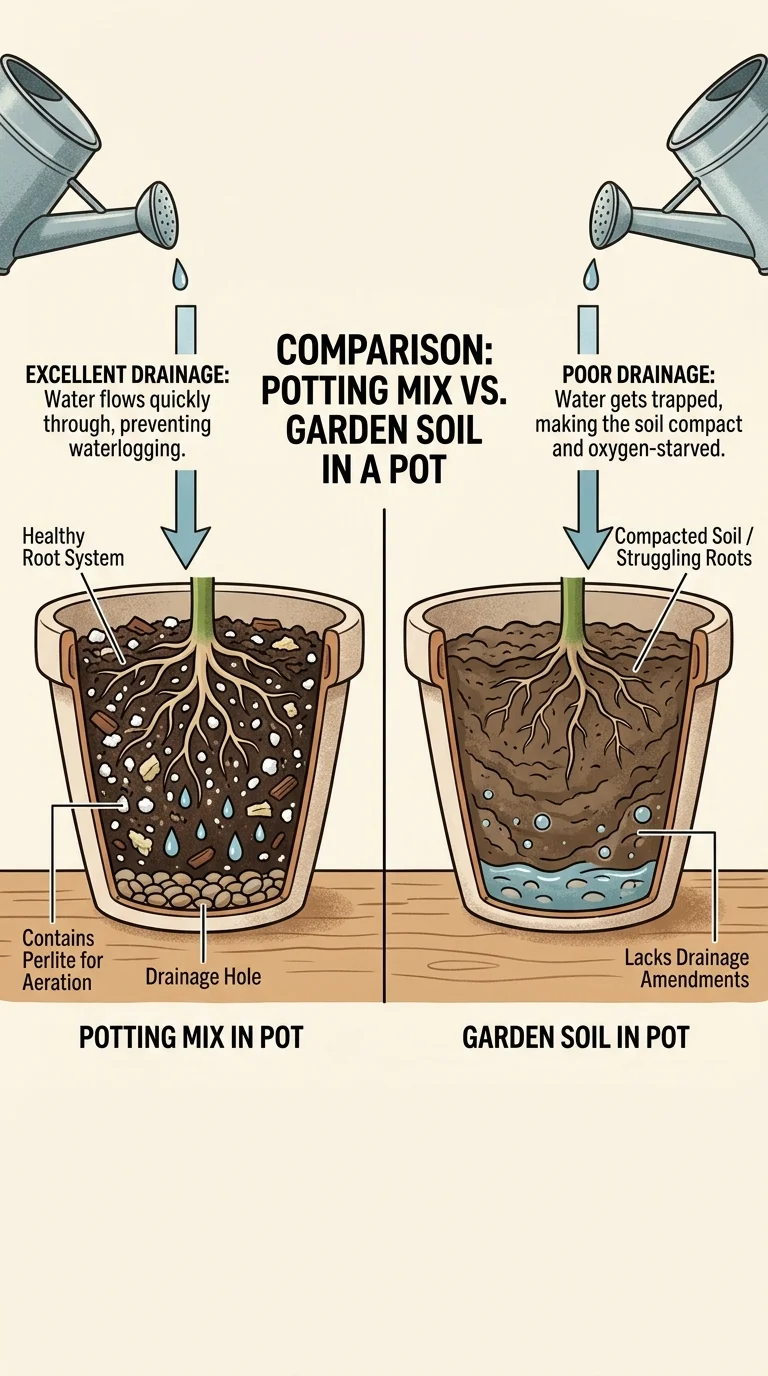 Square-foot grid showing spacing in raised bed