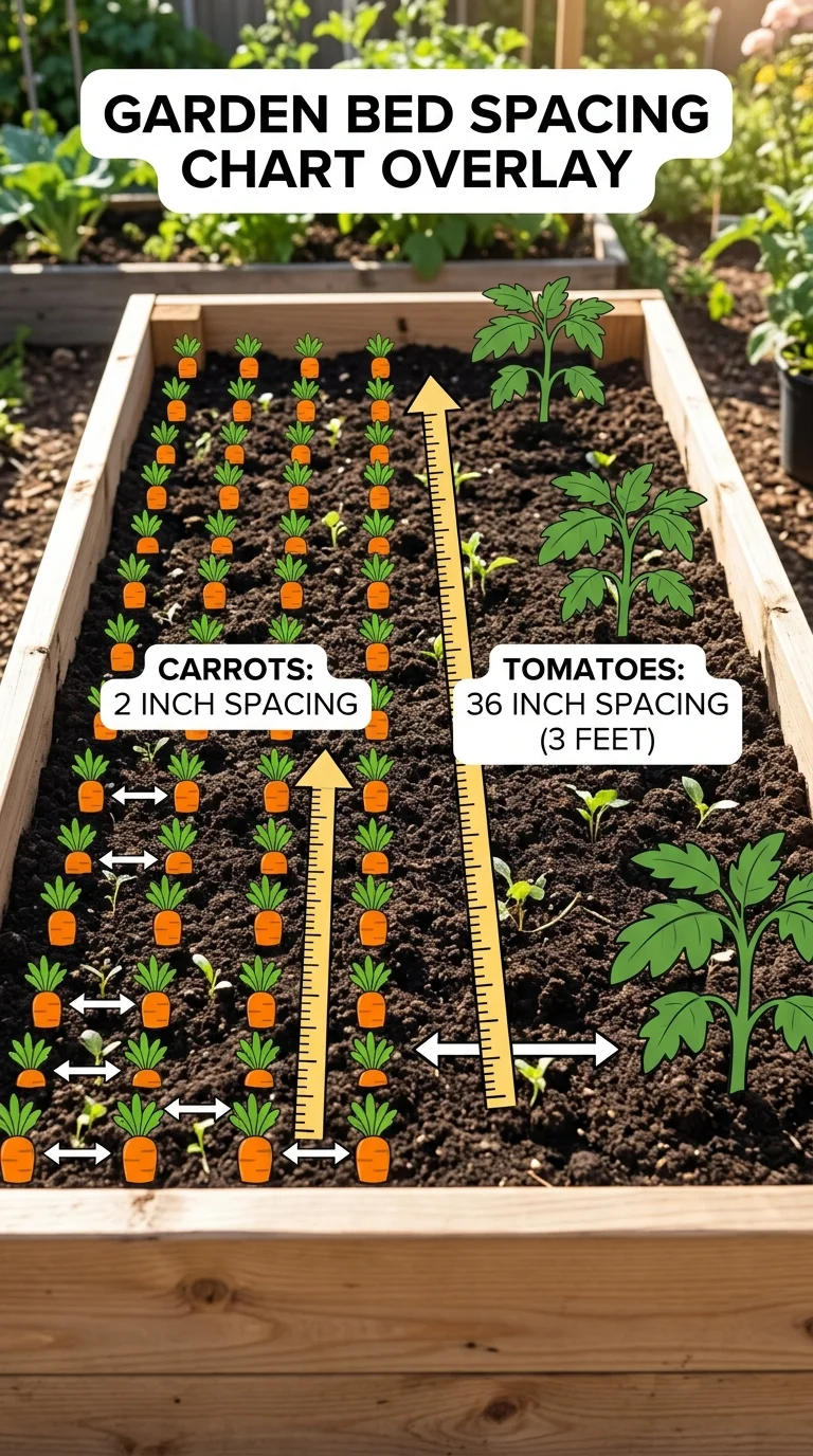 Fall garden with row covers protecting cool-season crops