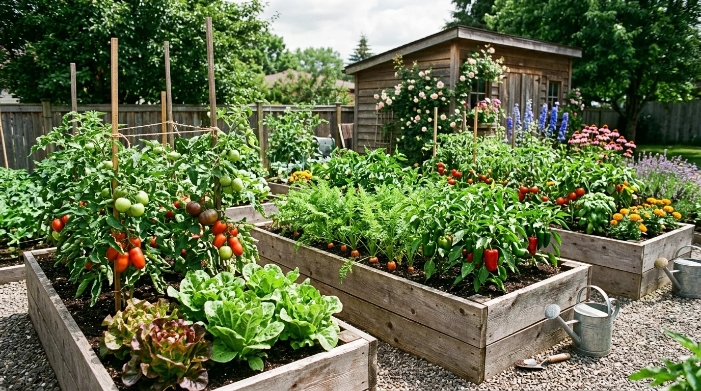 Warm season tomatoes peppers and cucumbers planting